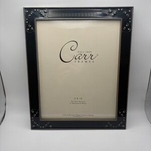 Carr 8x10 Frame Glazed Black  Modern Minimalist Contemporary Chic Moody